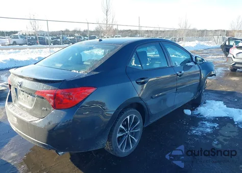 2017 Toyota Corolla Se из США, поврежденный, VIN 2T1BURHE9HC801142